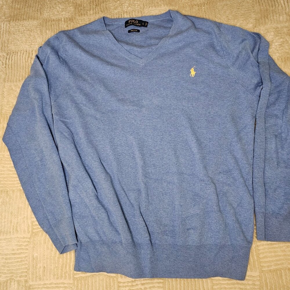 Polo Lightweight Pima Cotten Sweater Large